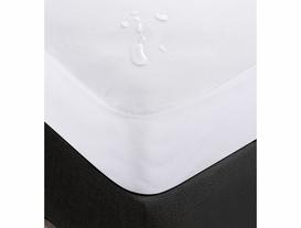 Alaise Liquid Tight Fitted Double-Size Mattress Protector - White