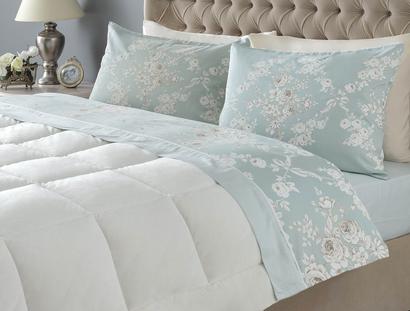 Celesse King-Size Satin Bed Sheet Set - Green