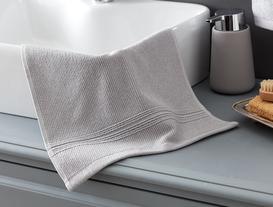 Stripe Armured Hand Towel - Gray - 30x46 cm
