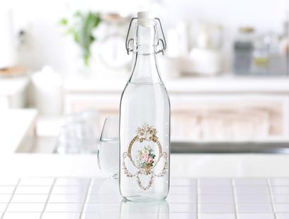 Rosa Glass Bottle