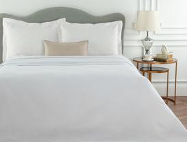 Blanche Single Size Size-Size Coverlet- White