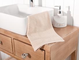 Clarette Hand Towel - Beige - 30x46 cm