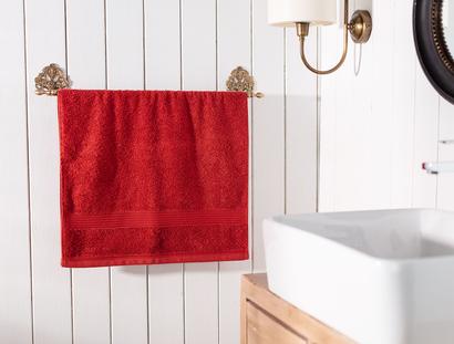 Clarette Face Towel - Tile Red - 50x80 cm