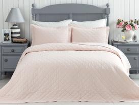 Therron Single Size Size-Size Washed Bedspread Set - Fuschia