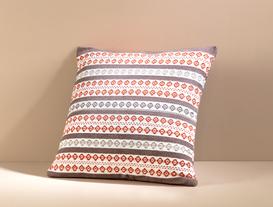 Dorry Cushion Cover - Mink / Orange - 45x45 cm