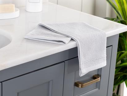 Antonin Lurex Hand Towel - Gray