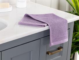 Antonin Lurex Hand Towel - Light Damson - 30x46 cm