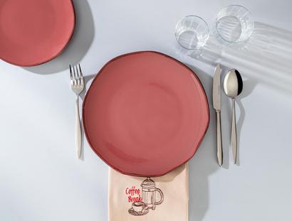 Colores Serving Plate - Carmen Red - 27 cm