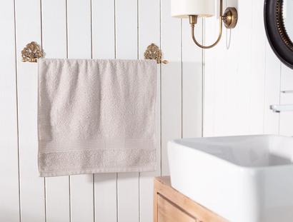 Clarette Face Towel - Soft Gray - 50x80 cm