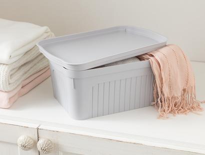 Denys Storage & Organiser Box - Soft Gray