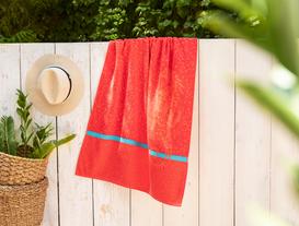 Lizie Beach Towel - Coral - 70x150 cm