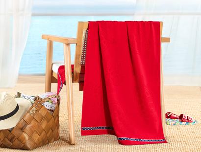 Rochelle Beach Towel - Red - 70x150 cm
