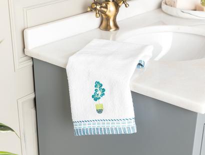 Ferry Embroidered Hand Towel
