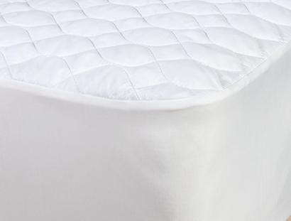 Eleta Fitted Double-Size Mattress Protector - White