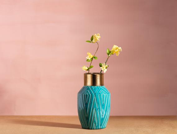 Aventurin Ceramic Vase